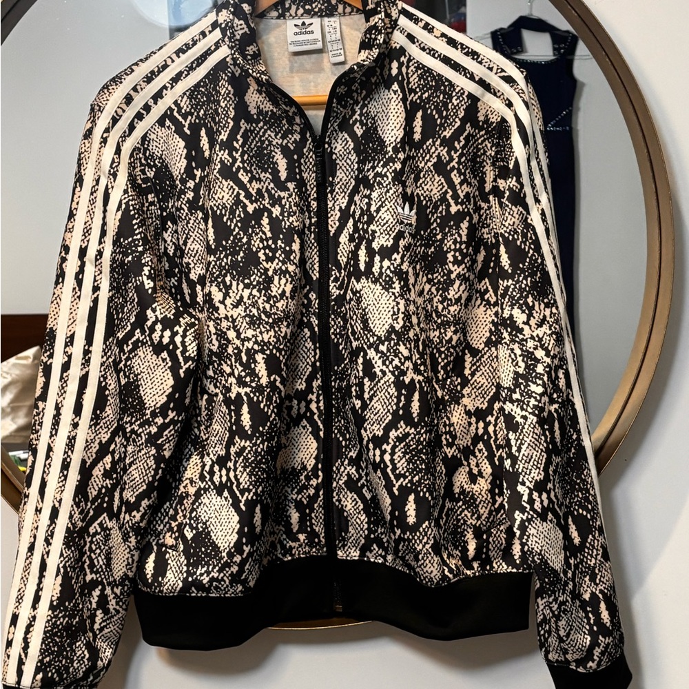 Adidas Python Snakeskin Print Jacket Sz Large - image 4